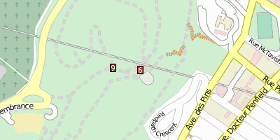 Mount Royal Chalet Stadtplan